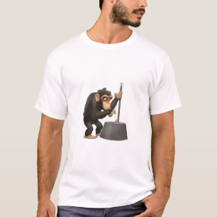Chimp-Shirt wasbas-Playin T-shirt