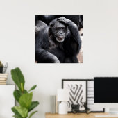 Chimpansedenken Poster (Thuiskantoor)