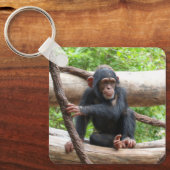 Chimpansee 001 sleutelhanger (Voorkant)