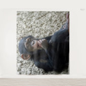 Chimpansee 013 wandkleed (Voorkant)
