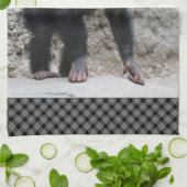 Chimpansee 031 theedoek (Gevouwen)