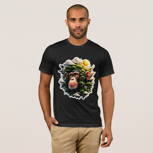 CHIMPANSEE 16 T-SHIRT (Voorkant volledig)
