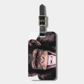 Chimpansee Bagagelabel (Voorkant verticaal)