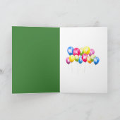 Chimpansee Birthday Humor Kaart (Binnen)