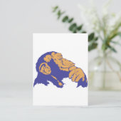 chimpansee briefkaart (Staand voorkant)