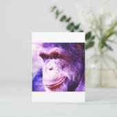 Chimpansee Briefkaart (Staand voorkant)