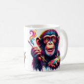 Chimpansee Coffee Mok (Voorkant rechts)