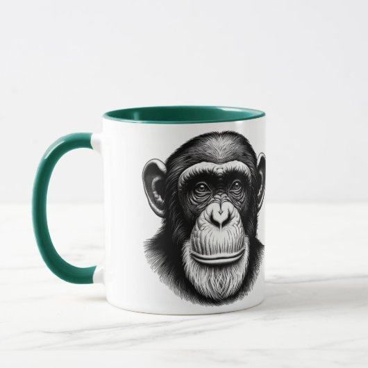 Chimpansee Coffee Mok (Links)