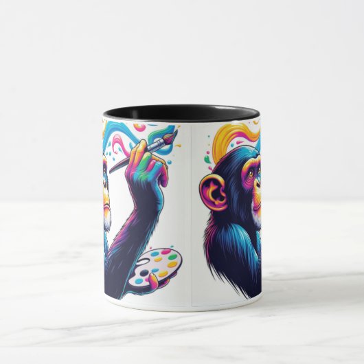 Chimpansee Coffee Mok (Midden)