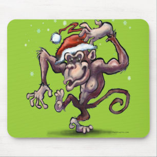 Chimpansee Kerstmis Muismat