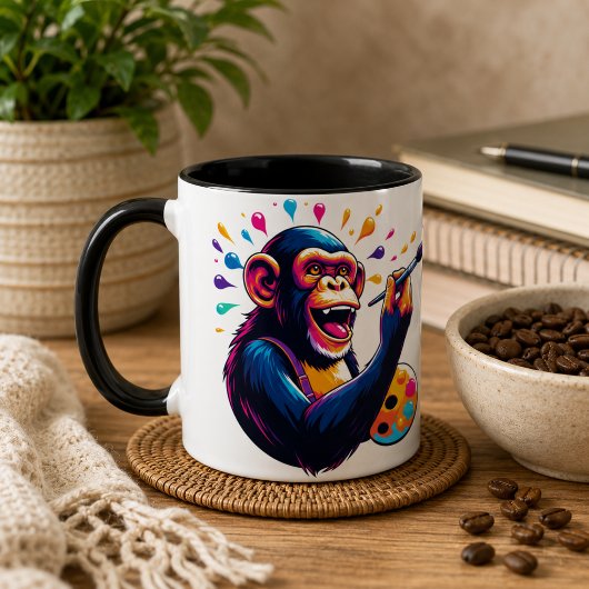 Chimpansee koffiemok mok