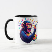Chimpansee koffiemok mok (Links)