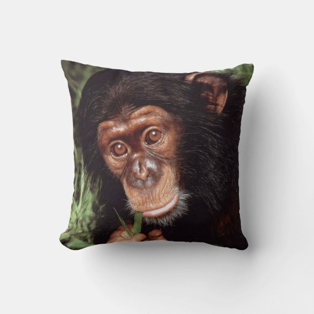 Chimpansee Kussen (Voorkant)