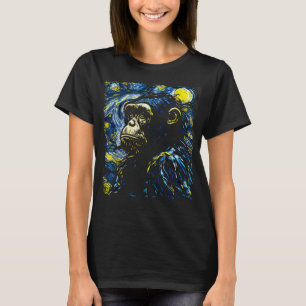 Chimpansee Lover Gift Art T-shirt