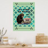 chimpansee poster (Keuken)