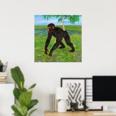 Chimpansee Poster (Thuiskantoor)