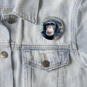 Chimpansee Ronde Button 5,7 Cm (In situ)