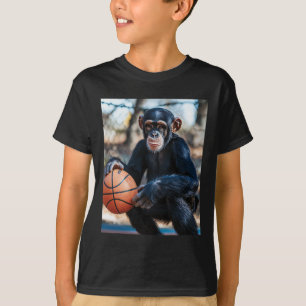 Chimpansee Skelet Aap Grappige Grafische 1 T-shirt