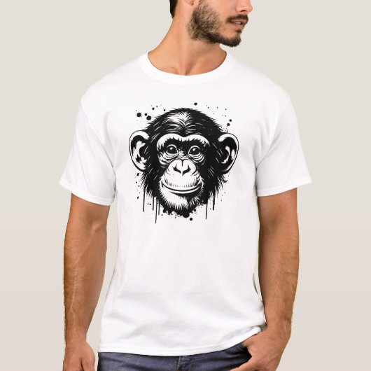 Chimpansee T-shirt (Voorkant)