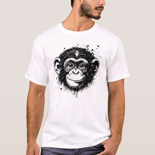Chimpansee T-shirt (Voorkant)