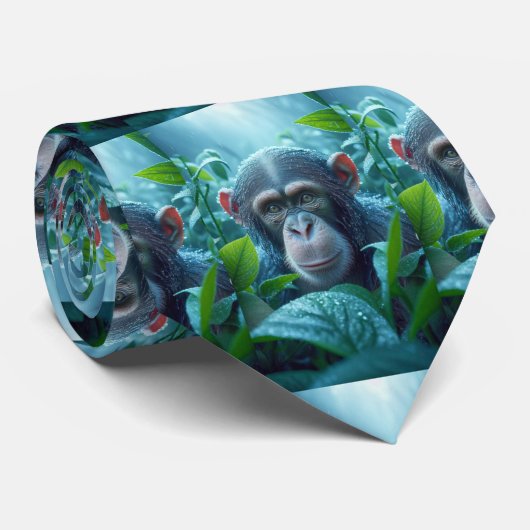 CHIMPANZEE STROPDAS (Opgerold)