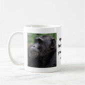 Chimpanzee themed coffee mug (Gauche)