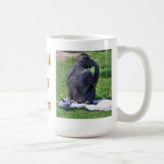 CHIMPANZES KOFFIEMOK (Rechts)