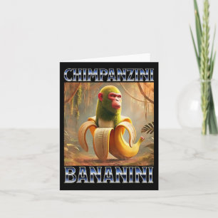 Chimpanzini Bananini - Italiaanse Hersenrot Meme Kaart
