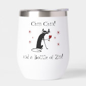 Chin Chin en een fles Zin Funny Wine Tumbler (Links)