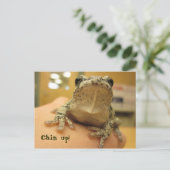 Chin omhoog! briefkaart (Staand voorkant)