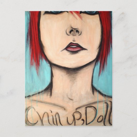 Chin Up, Doll Briefkaart (Voorkant)