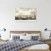 China 2 canvas afdruk (Insitu (Slaapkamer))