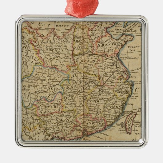 China 5 metalen ornament (Voorkant)