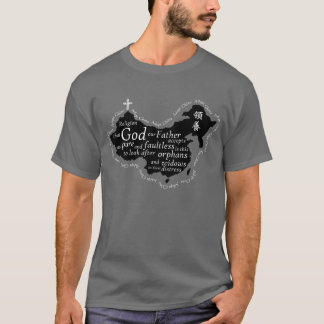 China aannemen t-shirt