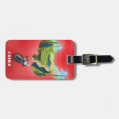 China Afbeelding reisposter Bagagelabel (Voorkant horizontaal)