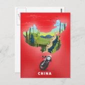 China Afbeelding reisposter Briefkaart (Voorkant / Achterkant)