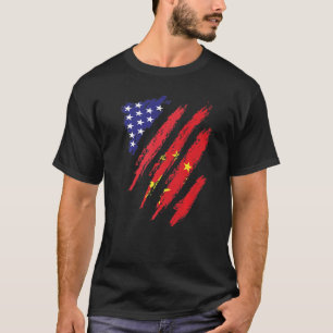 China Amerikaans gekweekte vlag USA Patriot-erfgoe T-shirt