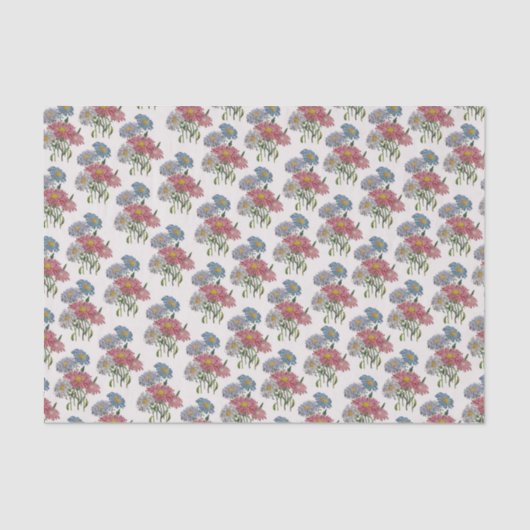 China Asters Tissuepapier (Voorkant)