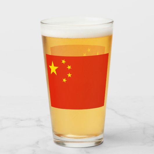CHINA BEER GLASS GLAS (Voorkant gevuld)