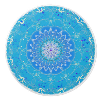 China Blauw Kast/La Trekker Keramische Knop