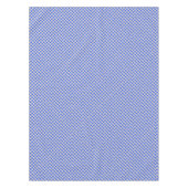 China Blue Houndstooth Tafelkleed (Voorkant)