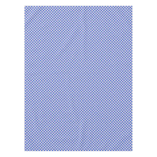 China Blue Houndstooth Tafelkleed (Voorkant)