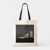 China boot skyscraper zee Post Tote Bag (Achterkant)