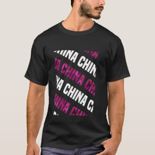 China Camo Patroon Roze Camouflage T-shirt