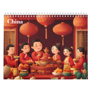 China Chinees 2026 Kalender
