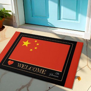 China & Chinese vlag huis matten / sport Welkom