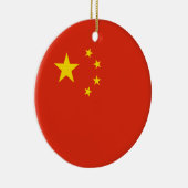 China - Chinese vlag Keramisch Ornament (Rechts)