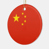 China - Chinese vlag Keramisch Ornament (Links)