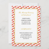 CHINA Christelijke scripts Aangepaste 婚 礼 Kaart (Achterkant)