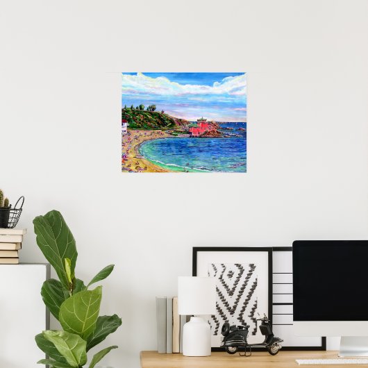 China Cove Newport Beach Poster (Thuiskantoor)